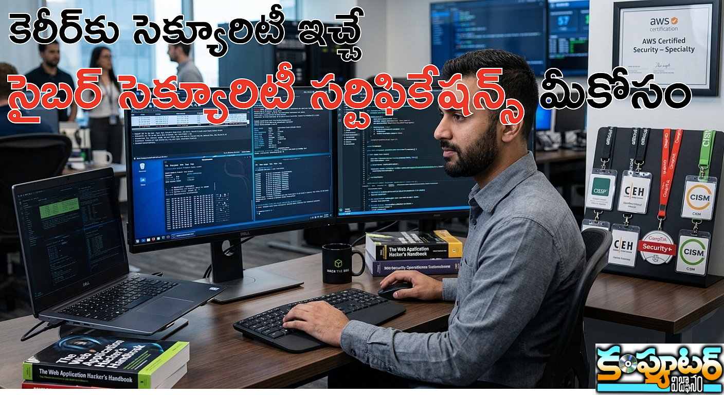 కెరీర్‌కు సెక్యూరిటీ ఇచ్చే సైబర్ సెక్యూరిటీ సర్టిఫికేషన్లు మీకోసం