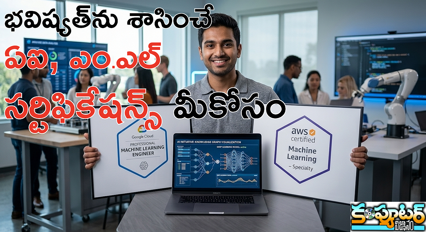 భ‌విష్య‌త్‌ను శాసించే ఏఐ,ఎంఎల్ స‌ర్టిఫికేష‌న్లు ఇవి