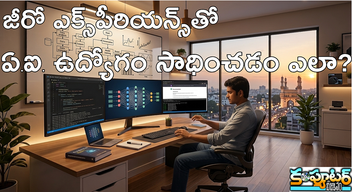 జీరో ఎక్స్‌పీరియ‌న్స్‌తో ఏఐ ఉద్యోగం సాధించడం ఎలా?