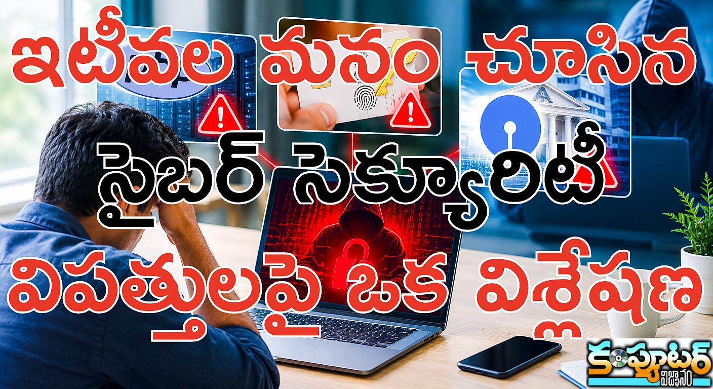 ఇటీవల మనం చూసిన సైబర్ సెక్యూరిటీ విపత్తులపై ఒక విశ్లేషణ