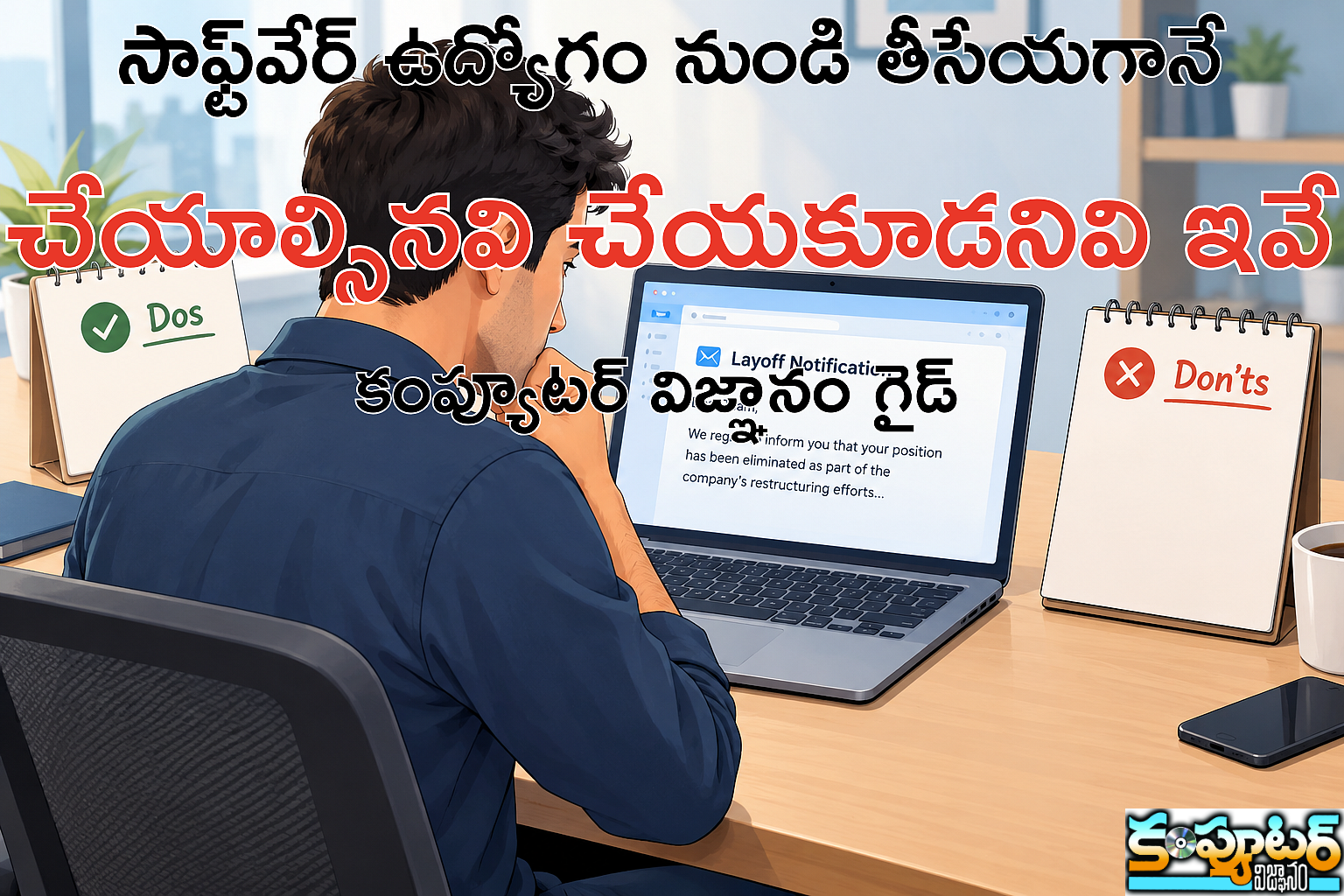 సాఫ్ట్‌వేర్‌ ఉద్యోగం నుండి తీసేయగానే చేయాల్సినవి చేయకూడనివి ఇవే