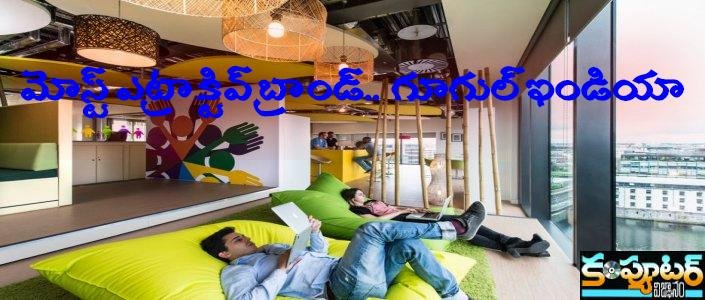 మోస్ట్ ఎట్రాక్టివ్ బ్రాండ్‌.. గూగుల్‌ ఇండియా