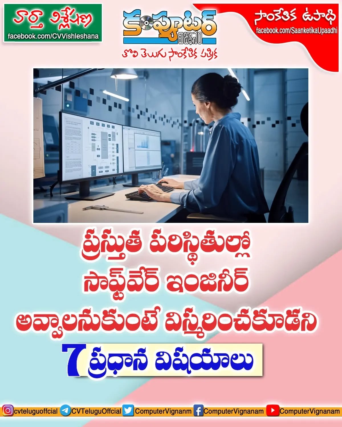 ప్రస్తుత పరిస్థితుల్లో సాఫ్ట్వేర్ ఇంజనీర్ అవ్వాలనుకుంటే విస్మరించకూడని 7 ప్రధాన విషయాలు